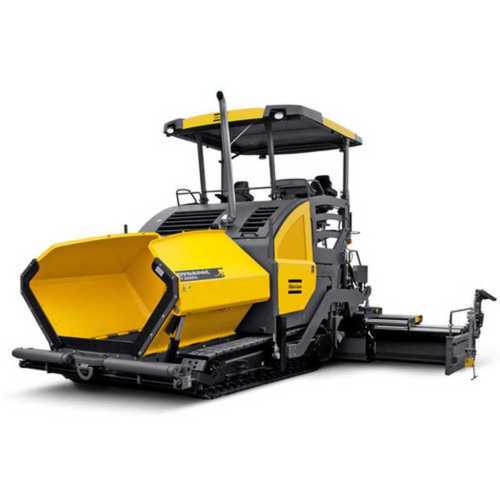 Semi-Automatic Black And Yellow Hydraulic Driven Type Asphalt Road Paver Machine