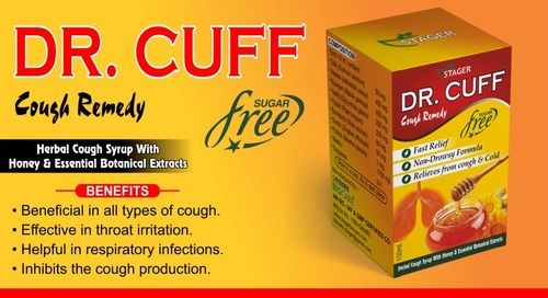 Dr. Cuff Sugar Free Herbal Cough Syrup with Honey and Essential Botanical Extracts