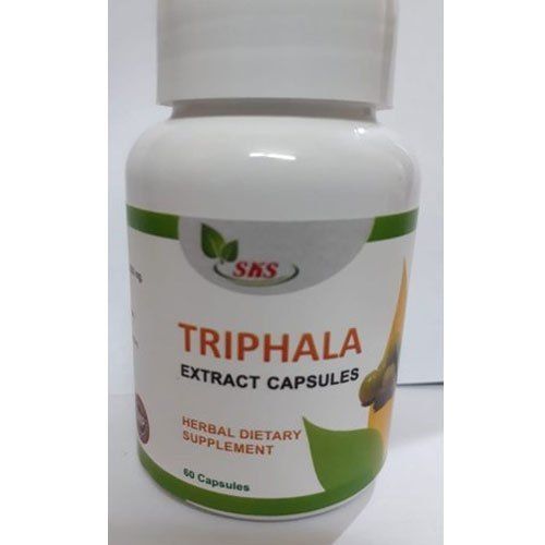 Triphala Extract Capsules 500Mg With 60 Capsules Packing With 36 Months Shelf Life Age Group: For Adults