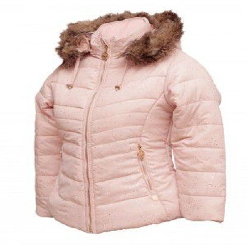 Ultra Soft And Comfortable Baby Pink Girls Jacket With Full Sleeves And Zipper Closure Age Group: 16