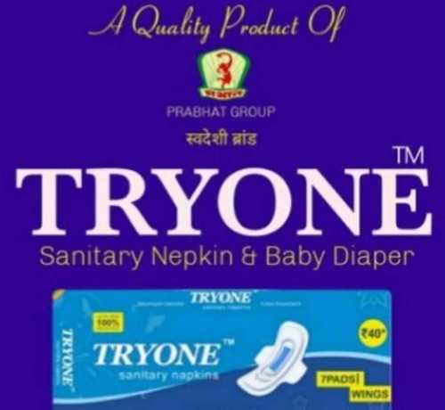Unique Design High Absorbency Tryone Sanitary Napkin and Baby Diaper