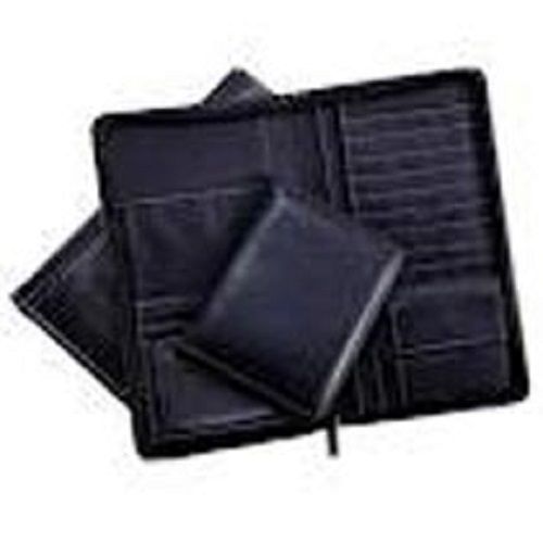 Very Spacious And Light Weight Black Color And Plain Design Leather Passport Holder Size: Various Sizes Are Available