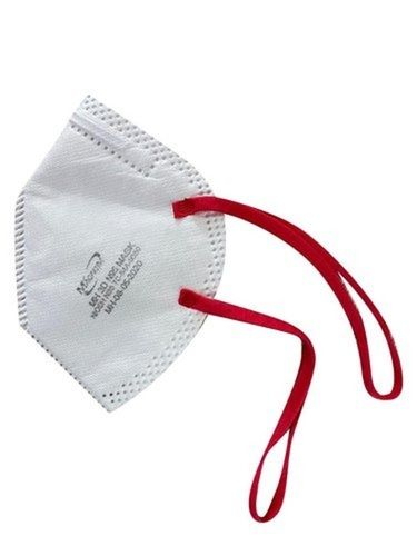 White Niosh Approved Folding 5 Layer Non Woven N95 Face Mask Without Valve