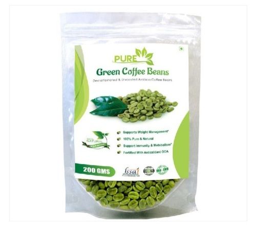  तेजी से और प्राकृतिक फैट बर्निंग के लिए 100% शुद्ध और प्राकृतिक ग्रीन कॉफ़ी बीन्स 
