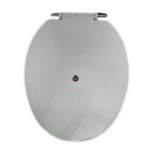 High Quality Closed Front Type White Plain Pvc Oval Shape Toilet Seat Cover For Home And Office