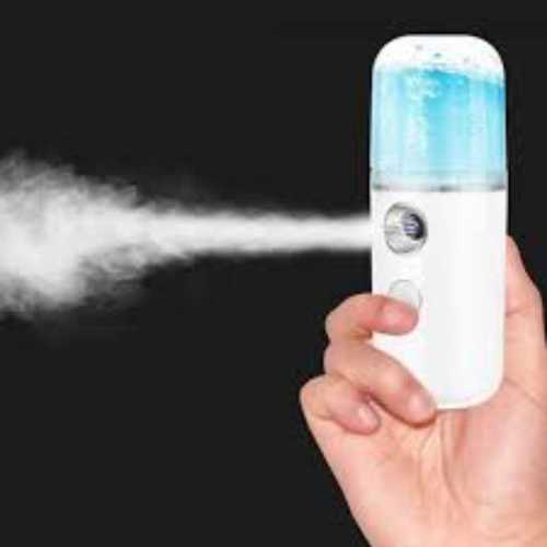Cylindrical Shape 30 ML White Nano Mist Sprayer for Spraying 
