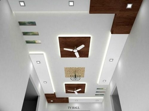Plain Highly Attractive Pattern Concealed Grid False Ceiling Gypsum Boards