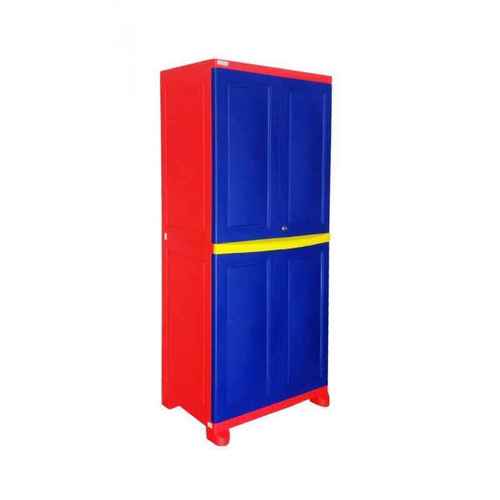 Nilkamal Freedom Big 1 Pepsi Blue Plastic Storage Cabinet 1Pbl/Brd/Yel/Yel Dimension: 710X535X1800 Mm