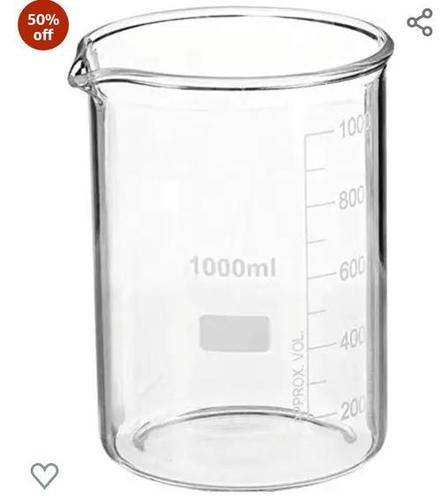 1000 Ml Glass Beaker For Laboratory And Hospital Used