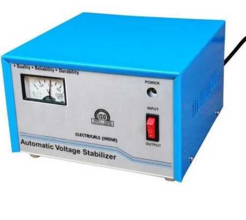 Blue And White Electric 220 Volt Three Phase Automatic Voltage Stabilizers Current: Dc