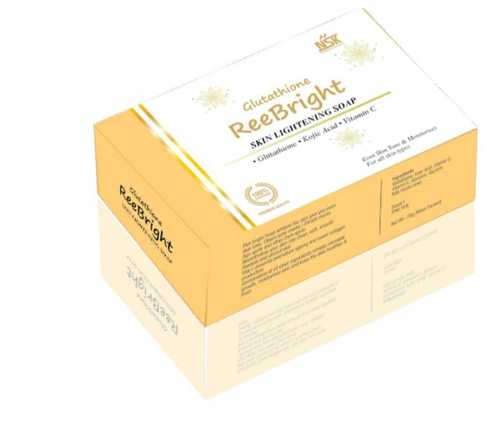 Rectangular Shape Herbal Glutathione Skin Lightening Soap for All Skin Type