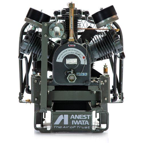 SLB-371EF-S1-A400 Anest Iwata 5 HP Oil Free Railway Scroll Compressor