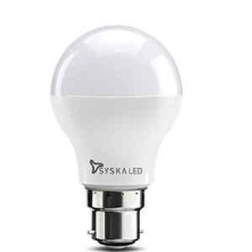 7 Watt White Color LED Emergency Light - Plastic Material, Round Shape | Built-in 2000mAh Battery, 8-12 Hours Charging Time, 6 Months Warranty