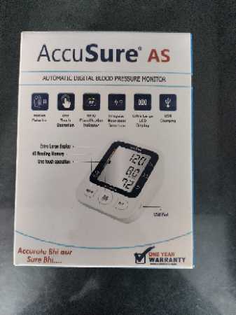 Medical Equipment Accusure Blood Glucose Monitor With More Accuracy And 1 Year Of Warranty