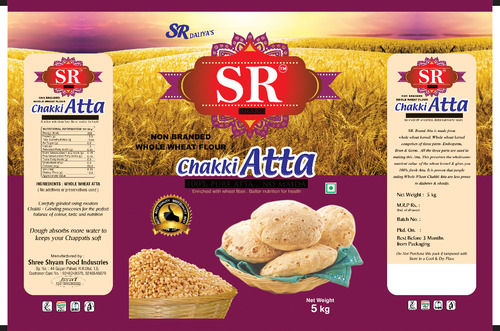 5 Kg Fine Grounded Pure Chakki Fresh Wheat Atta