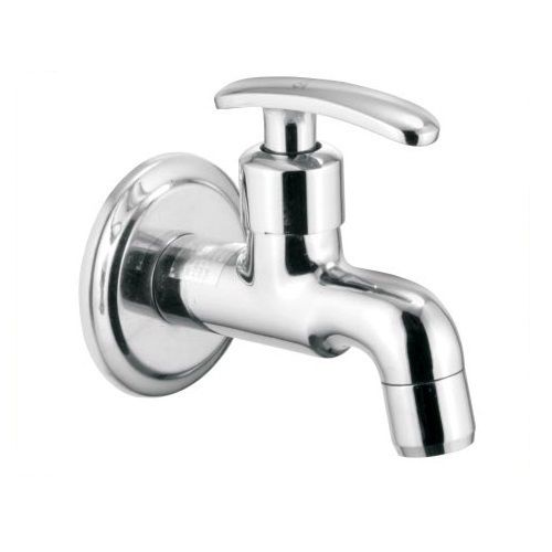 Chrome Finish Stainless Steel Long Body Taps For Bathroom And Kitchen