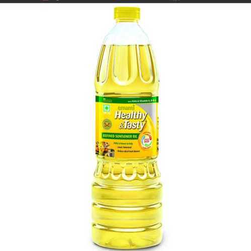 Emami Healthy And Tasty Refined Edible Sunflower Oil, 1L Bottles