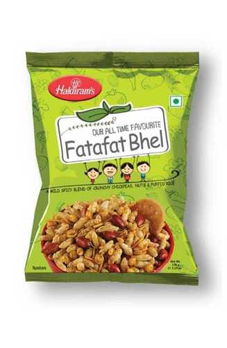 Mildly Spicy Nuts And Puffed Rice Haldiram Fatafat Bhel Puri Namkeen Processing Type: Fried