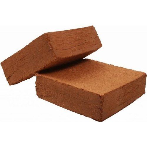 Smooth Texture Plain Design And Brown Color Coco Peat Blocks In Rectangular Shape With 5 Kg Weight