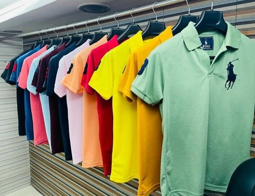 Short Sleeve, Polo Collared Mens Plain T Shirt For Casual Wear Available In M To Xxl Sizes Gender: Male