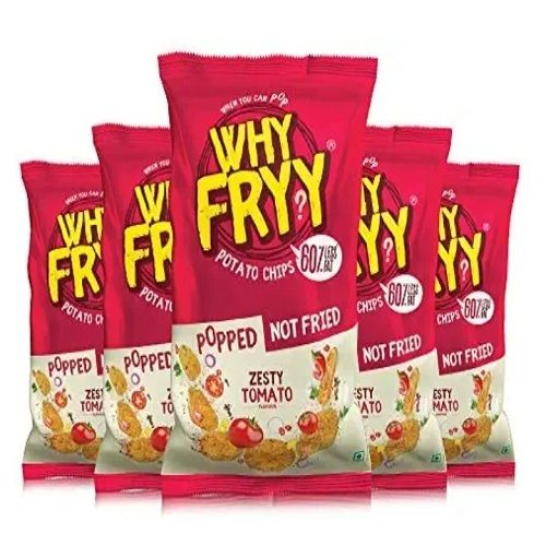 Spicy Taste and Hand Made Vegetarian Whyfryy Potato Chips With Zesty Tomato Flavor