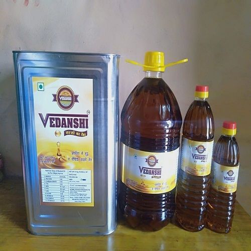 Vedanshi Mustard Oil Available In Tin And Bottles