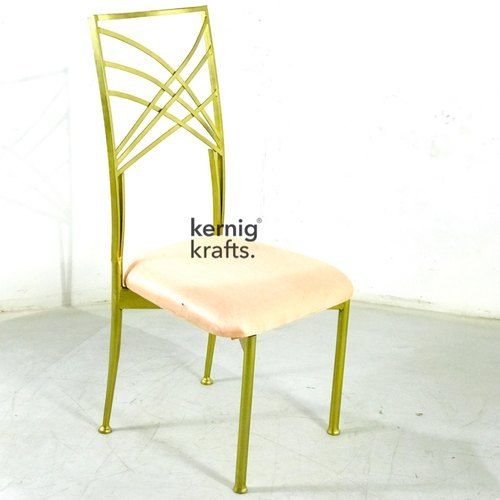 20x20x33 Cm Size Iron Made Powder Coated 4 Leg Stackable Multi Event Use Chameleon Chair