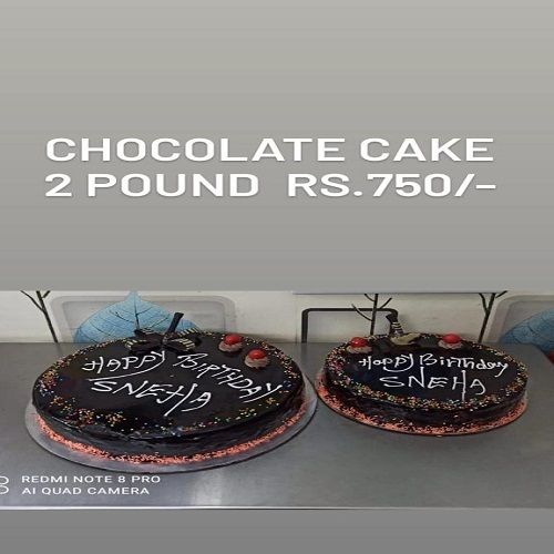 Chocolate Cake With Beautiful Texture And Delicious In Taste Available In 2 Pound