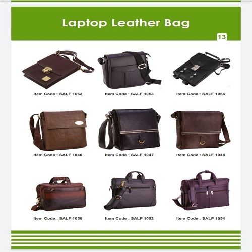  आधिकारिक उद्देश्य के लिए लैपटॉप ब्राउन लेदर बैग का उपयोग करें