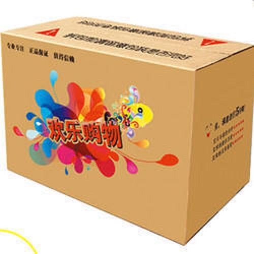Rectangle Printed Corrugated Brown Paper Packaging Boxes For Apparel