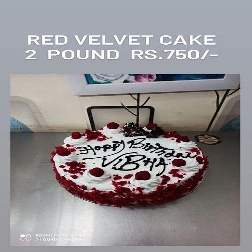 Sandy Bake Red Velvet Cake With Delicious Taste Fat Contains (%): 1% Grams (G)