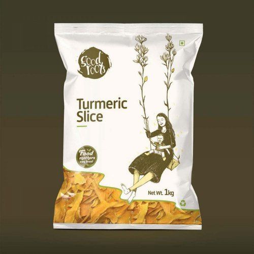 Yellow Turmeric Slice 1Kg For Food Spices With 12 Months Shelf Life And 100% Purity