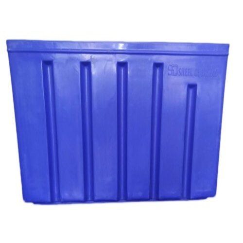 10.5 Kg. Weight Industrial And Textile Use Solid Style Blue Rectangular Storage Crate Cum Doff Basket 