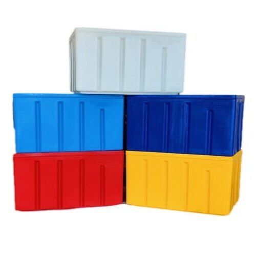 10 Kg. Weighted 250 L Storage Capable Solid Box Style Textile Industry Use Plastic Crate
