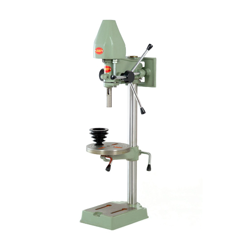 Reverse Rotation 13 MM Bench Type Pillar Drill Machine - Metal 420 MM Max Spindle to Table Distance Four Speed RPM | Semi-Automatic New Condition 31 kg Weight Stylish Yellow and Grey Design
