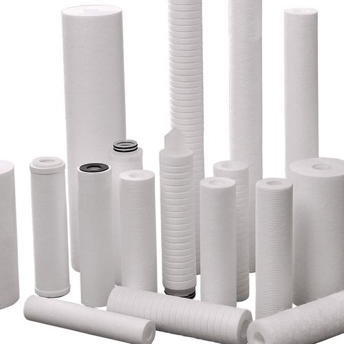 20 To 30 Inches Round Microfiber White Cartridge Filters