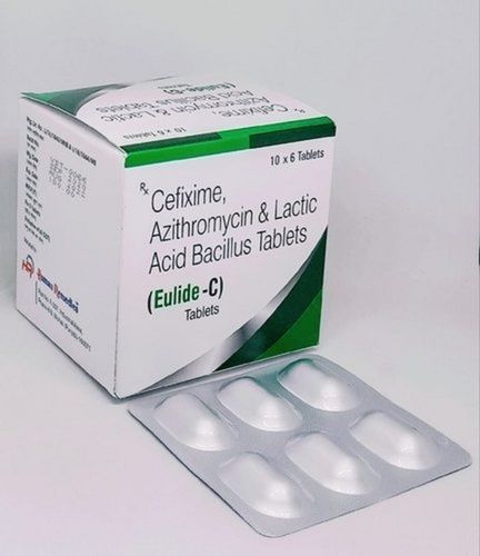 Azithromycin, Cefixime And Lactic Acid Bacillus Prescription 450 Mg Antibiotic Tablets