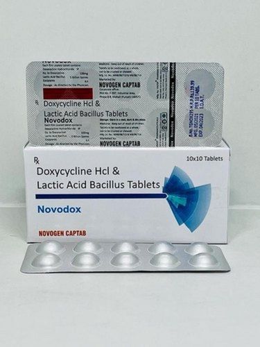 Doxycycline Hydrochloride And Lactic Acid Bacillus Prescription Only Antibiotic Tablets