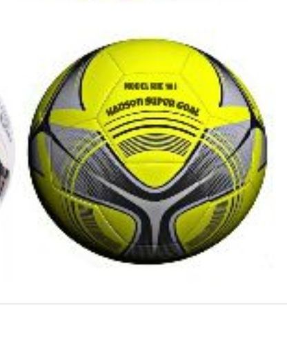 Eco Friendly Durable Light Yellow Color Soccer Ball With Unique And High End Art Work For Sports Playing