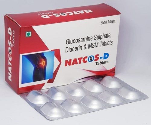 Glucosamine Sulphate, Diacerin And Methyl Sulfonyl Methane Tablets For Strong Cartilage Cool & Dry Place