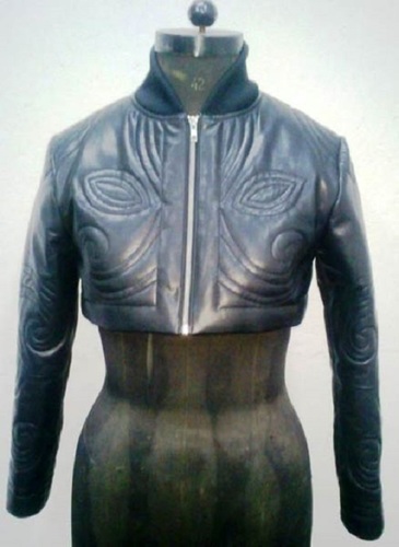 Short Length Leather Jacket - Zipper Closure, Full Sleeves with Two Front Pockets, Casual Style for Women in Various Colors
