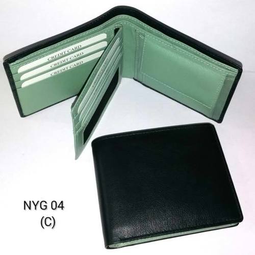 Plain Design, Zipper Closure Type Very Spacious And Light Weight Fold Able Leather Multi Card Holder Wallet