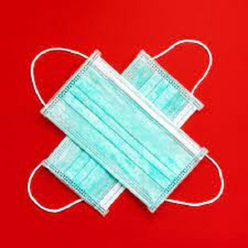 Sky Blue Color Disposable Medical Face Mask With High Level Filteration Ability