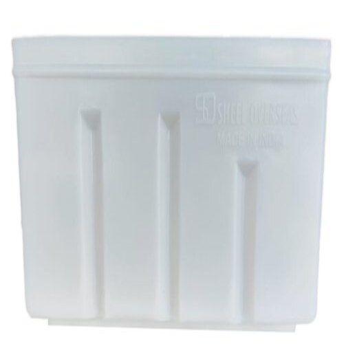 Solid Box Style Rectangular White 70 L Storage Capable Industrial Plastic Crate Cum Doff Basket