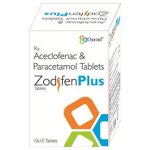 Aceclofenac 1 And Paracetamol Tablets (Zodifen Plus) Application: Construction