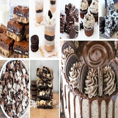 Delicious Taste Eggless Chocolate Flavor Cake With Oreo Cream Filling