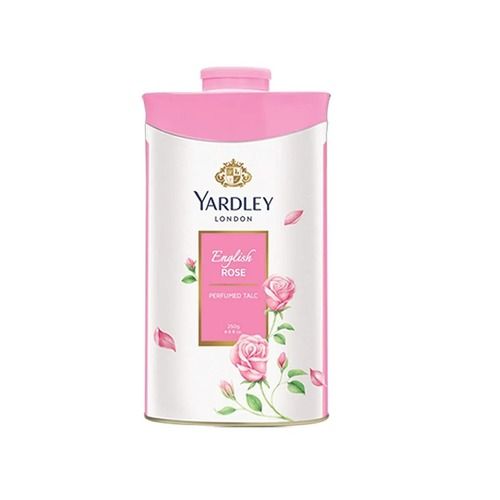 Smudge Proof Feeling Soft Yardley London English Rose Perfumed Talc For Women (250 G)