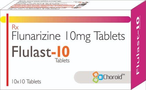 Flunarizine 10 Mg Tablets (Flulast 10) Cool And Dry Place