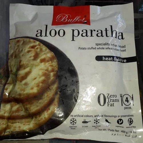 Frozen Aloo Paratha Foods 120Gm 10 Pieces 12 Gm Each Stand Up Pouch