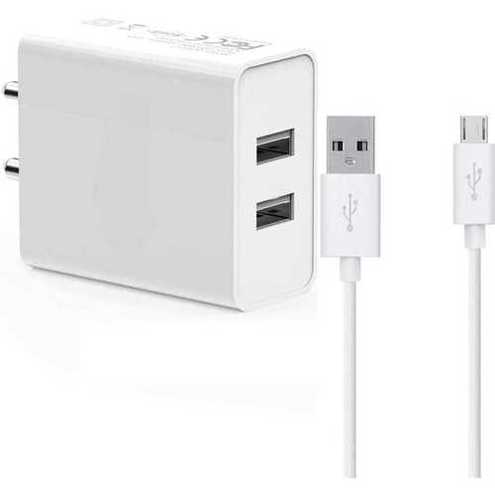 White Fully Electronic High Power Mobile Charger With High Charging Speed